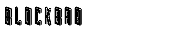 Blockbaq font preview